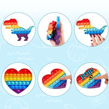 Luminest 43pcs Fidget Toys Pack for Stress Relief