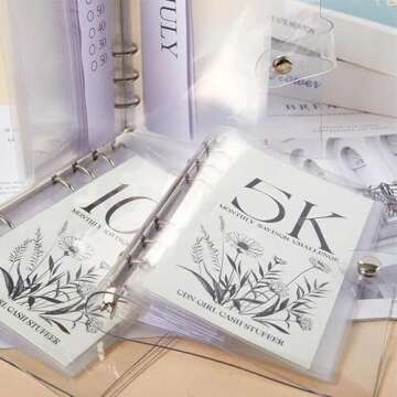 BAOAGO 5k/10k Savings Challenges Book - Fun Savings Tracker