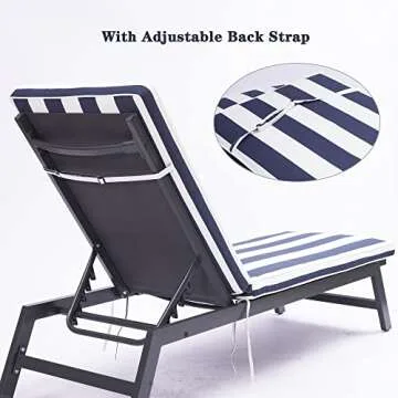 Outdoor Lounge Chair Cushions Set - Stylish and Durable