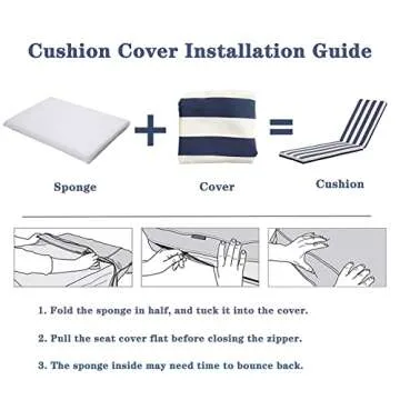 Outdoor Lounge Chair Cushions Set - Stylish and Durable