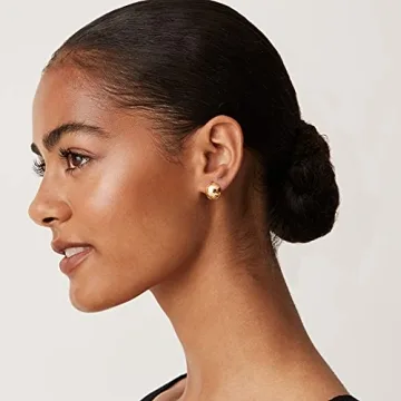 PAVOI 14K Gold Plated Huggie Earrings for Women