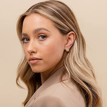 PAVOI 14K Gold Plated Huggie Earrings for Women