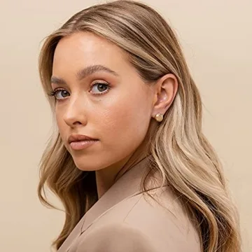 PAVOI 14K Gold Plated Huggie Earrings for Women