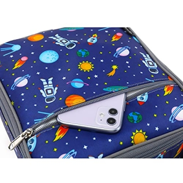 FlowFly Kids Insulated Lunch Bag for School & Outdoor Meals