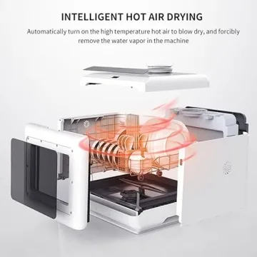 AooDen Portable Dishwasher for Apartments & RVs