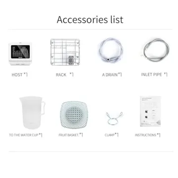 AooDen Portable Dishwasher for Apartments & RVs