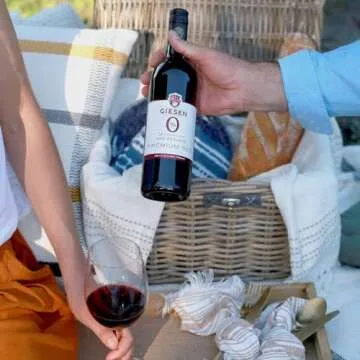 Giesen 0% Non-Alcoholic Premium Red, New Zealand, Delicate Aromas, Made with Merlot and Cabernet Franc Grapes, 750ml