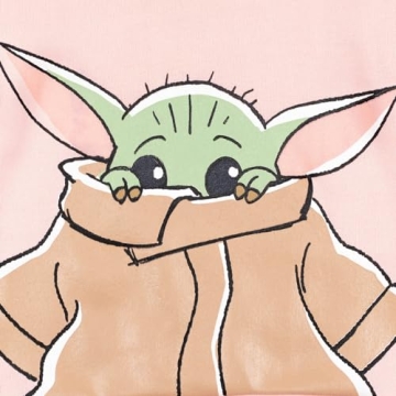 Stylish Baby Yoda Toddler Girls Sweatshirt & Pants Set