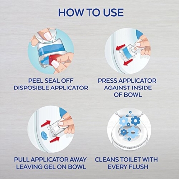 Lysol Click Gel Toilet Cleaner - Lavender Freshness for 30 Days