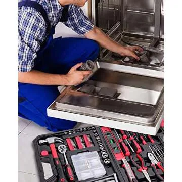 KingTool Home Repair Tool Kit - 226 Piece General Home/Auto Repair Tool Set, General Mechanic Tool Set, General Household Tool Kit, Perfect for Homeowner, Diyer, Handyman