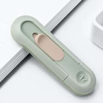 Box Cutter, Box Opener, 4PCS Small Utility Knife, Easy Slide Retractable Blade, Package Opener for Home, Office, Travel, and DIY Workpro Utility Knife