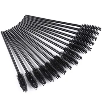 Tbestmax 200 Disposable Mascara Wand Eyebrow Brushes Spoolies Applicator for Eyelash Extension Makeu...