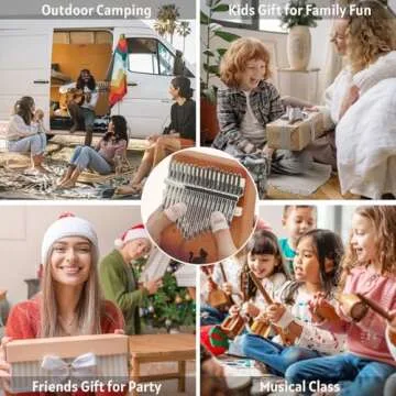 17 Key Kalimba Thumb Piano - Premium Wood Musical Gift