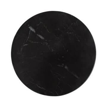 Kate and Laurel Engles Traditional Adjustable-Height Pedestal Drink Table