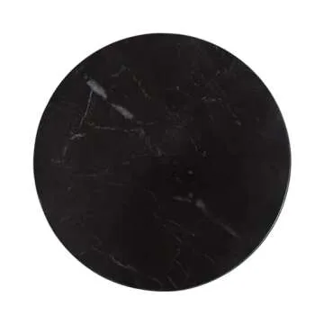 Kate and Laurel Engles Traditional Adjustable-Height Pedestal Drink Table