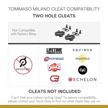 Tommaso Milano Men's Cycling Shoes Ideal for Peloton and Commuting