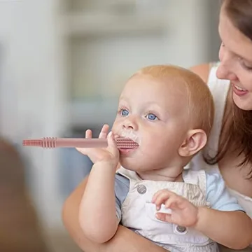 Fu Store Silicone Teething Straws for Infants 3-36 Months