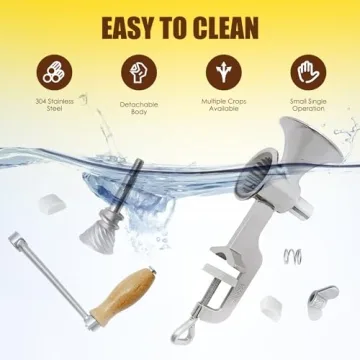 CGOLDENWALL Hand-operated Stainless Steel Grinder for Coffee