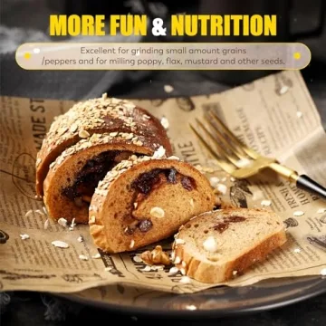 CGOLDENWALL Hand-operated Stainless Steel Grinder for Coffee