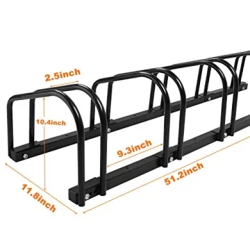 Hromee 5-Rack Adjustable Bike Stand for Secure Storage