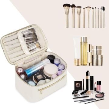 Wandering Nature Makeup Bag in Vegan Leather for Women