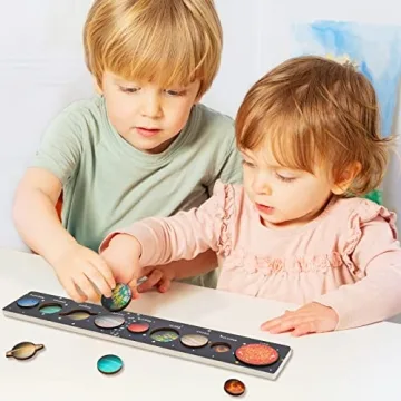 Zeoddler Solar System Puzzle - Fun Learning Toy for Kids