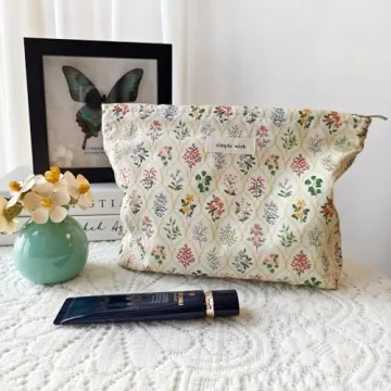 Stylish STARDW Aesthetic Makeup Bag for Women and Girls