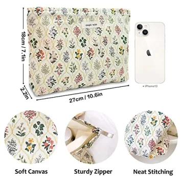 Stylish STARDW Aesthetic Makeup Bag for Women and Girls