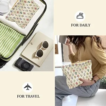 Stylish STARDW Aesthetic Makeup Bag for Women and Girls