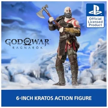 6-Inch Kratos Action Figure with Accessories for PS5 Fans