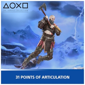 6-Inch Kratos Action Figure with Accessories for PS5 Fans