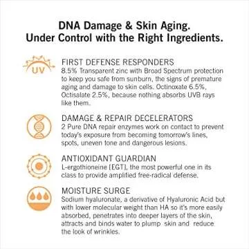 NEOVA SmartSkincare Facial Sunscreen Everyday Facial Fluid 2.5 fl. Oz. | Broad Spectrum SPF 44 Hybrid Sun Defense | Oil Free & Non Comdogenic