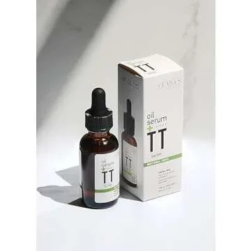 Clara's New York 100% Natural Tea Tree Facial Oil Serum with Vitamin E for Clearing Acne, Breakout, Pimple and Calming Redness, Blemish-Prone, Scars - 30ml /1Fl oz - Made In USA