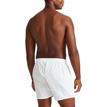 POLO Ralph Lauren Men's Classic Fit Cotton Woven Boxers 3-Pack, White/Cruise Navy, Light Blue/Cruise Navy, Cruise Navy/Sporting Royal-3 Pack, Large