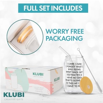 KLUBI 16oz Tumbler Funny Gift for Birthdays and More