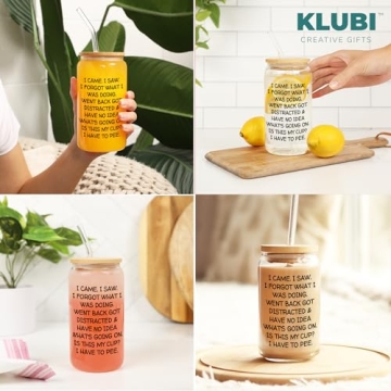 KLUBI 16oz Tumbler Funny Gift for Birthdays and More