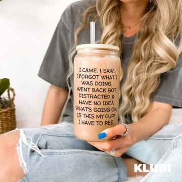 KLUBI 16oz Tumbler Funny Gift for Birthdays and More
