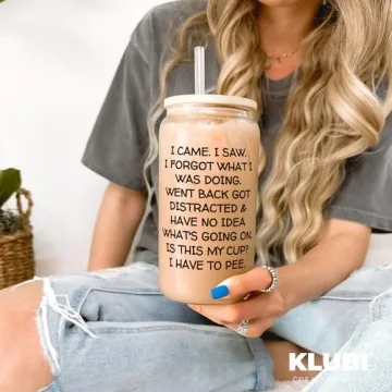 KLUBI 16oz Tumbler Funny Gift for Birthdays and More
