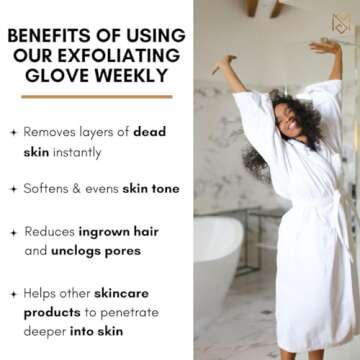 Exfoliating Kessa Mitt Spa Set - Moroccan Dead Skin Remover