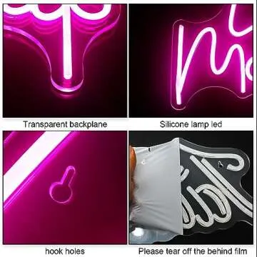 WLHOPE Let’s Makeup Neon Sign Pink Led Neon Signs for Wall Decor, Make up Neon Signs USB Powered Letter Neon Light Signs for Bedroom Girls Room Beauty Salon Makeup Room Bar Party Gift