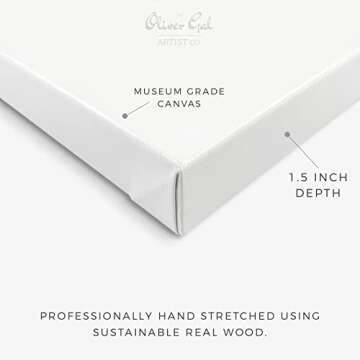 The Oliver Gal Artist Co. Fashion and Glam Wall Art Canvas Prints 'Priceless Can' Home Décor, 16 in x 24 in, Blue, White