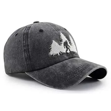 Bigfoot Gifts Baseball Cap for Believers and Adventurers