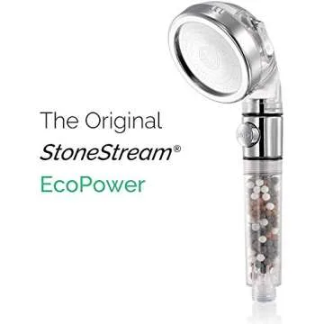 Original StoneStream EcoPower Shower Head – Eco-Friendly
