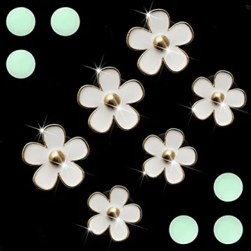 Elegant Rhinestone Daisy Car Air Vent Clips for Women
