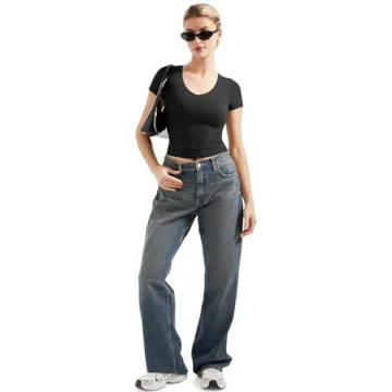 Double Lined Fitted Women's V Neck Tee Shirt - SUUKSESS