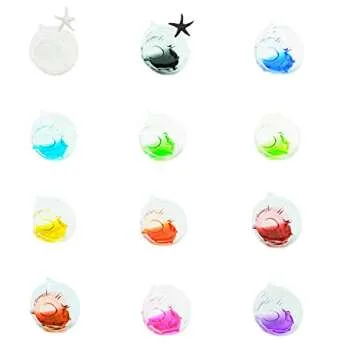 Vibrant 12 Color Epoxy Resin Dye Kit for Craft Enjoyment