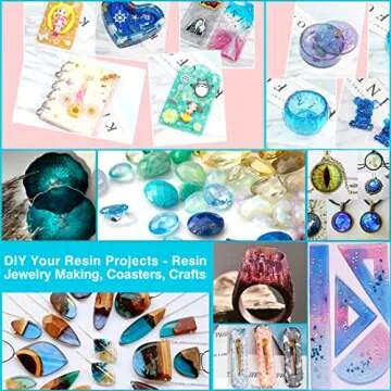 Vibrant 12 Color Epoxy Resin Dye Kit for Craft Enjoyment