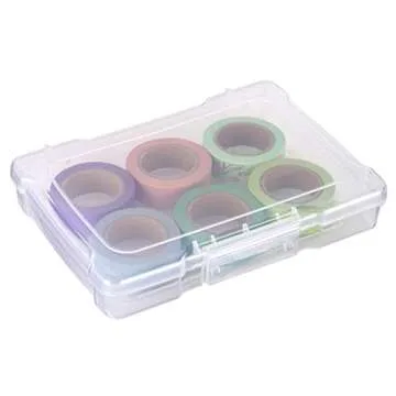 ArtBin 6946ZZ Photo & Craft Organizer 4" x 6" Box Set, [12] Plastic Storage Cases, Clear