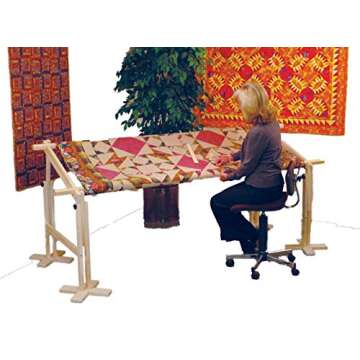 EDMUNDS Frank A. Edmunds American Legacy Full Size Quilt Frame, 5560-G