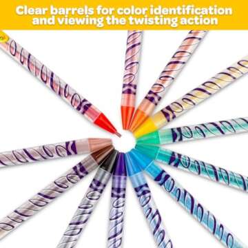 Crayola Twistables Colored Pencils Set, Kids' Portable Art Case